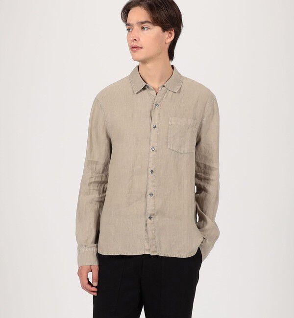 JAMES PERSE「ライトウェイトリネン スタンダードシャツ MKO3652」|シャツ・ブラウス|