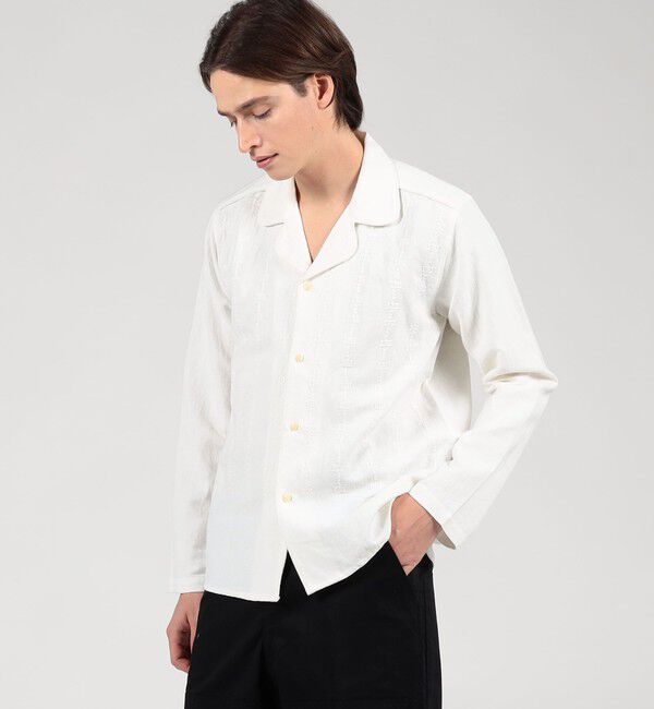 TOMORROWLAND BUYING WEAR「JUPE BY JACKIE オープンカラーシャツ」|シャツ・ブラウス|