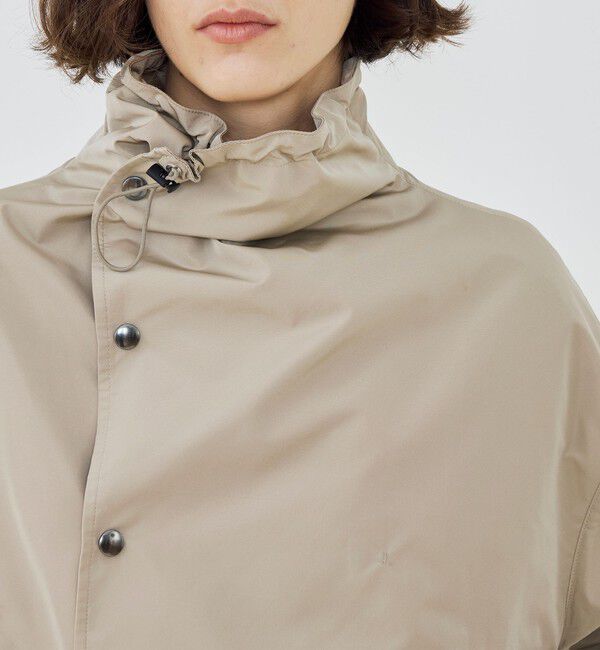 GALERIE VIE「メモリータフタ ハイネックショートブルゾン」|ブルゾン・スタジャン|