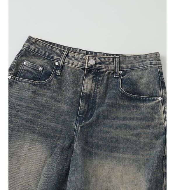 JOINT WORKS「NOMANUAL/ノーマニュアルWAVE CURVED DENIM PANTS」|デニム|