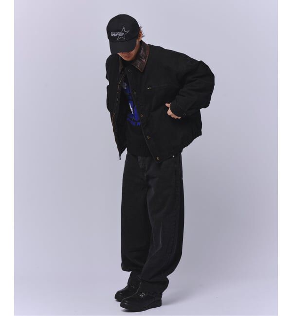 JOINT WORKS「NOMANUAL/ノーマニュアルWAVE CURVED DENIM PANTS」|デニム|