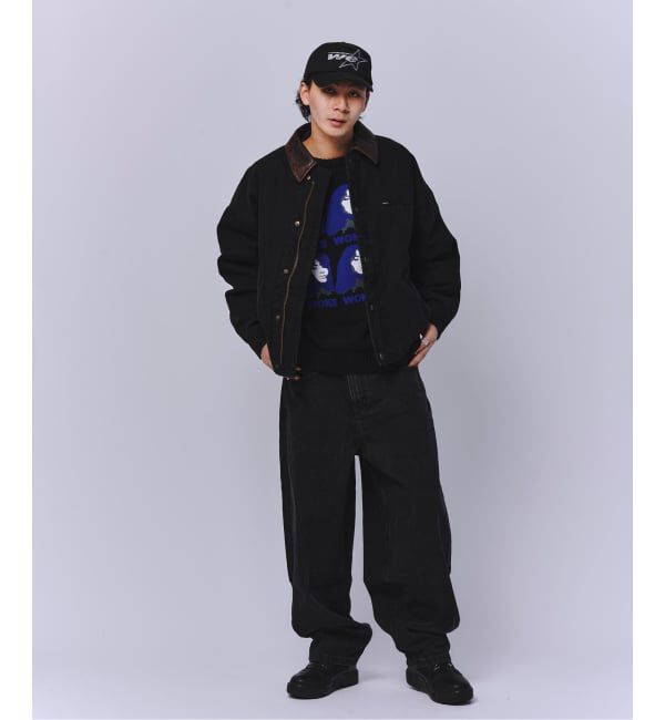 JOINT WORKS「NOMANUAL/ノーマニュアルWAVE CURVED DENIM PANTS」|デニム|