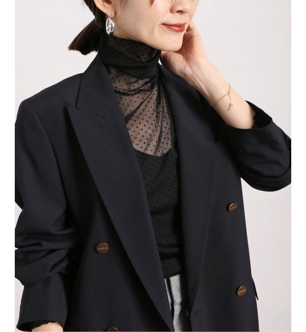 VERMEIL par iena「《追加》ドットフロッキーチュールプルオーバー」|Tシャツ・カットソー|