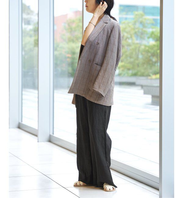 IENA LA BOUCLE「IENA LA BOUCLE リネンブロードイージーパンツ」|その他|