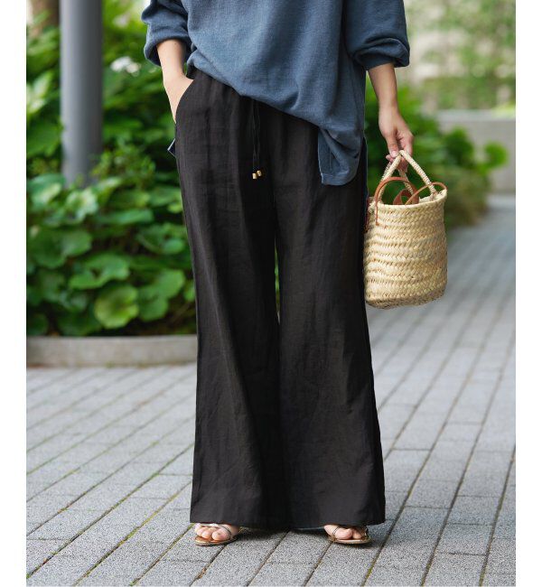 IENA LA BOUCLE「IENA LA BOUCLE リネンブロードイージーパンツ」|その他|
