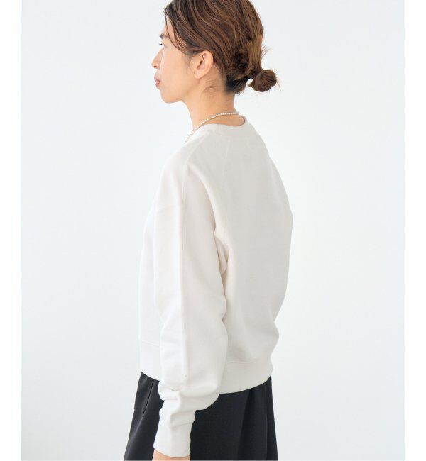 IENA「《追加4》コットン裏毛クロップドプルオーバー」|スウェット・ジャージ|
