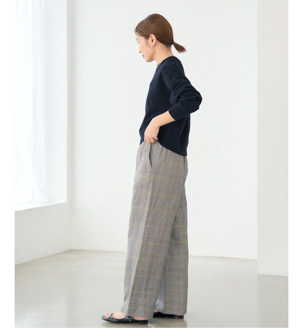 IENA「《追加4》コットン裏毛クロップドプルオーバー」|スウェット・ジャージ|