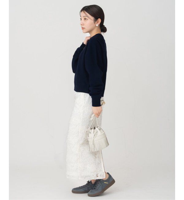 IENA「《追加4》コットン裏毛クロップドプルオーバー」|スウェット・ジャージ|