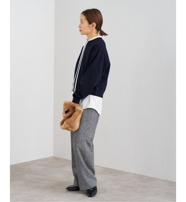 IENA「《追加4》コットン裏毛クロップドプルオーバー」|スウェット・ジャージ|