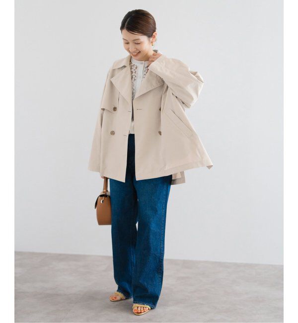 IENA「《追加3》ポプリンオーバーショートコート」|その他|