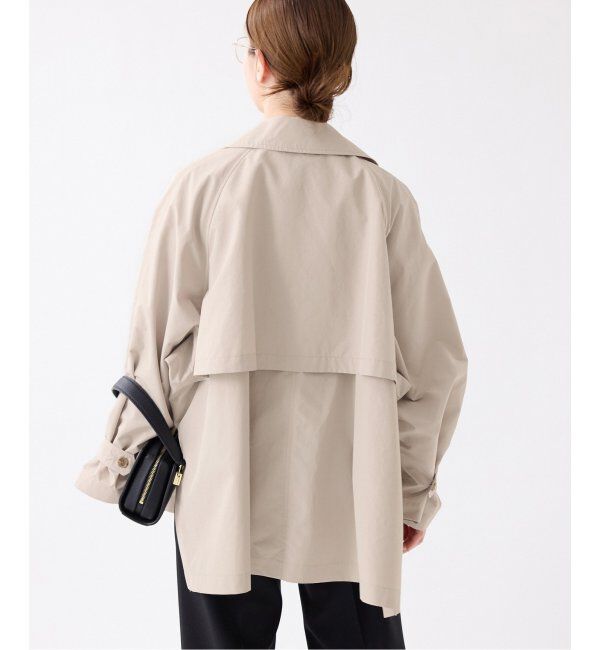 IENA「《追加3》ポプリンオーバーショートコート」|その他|