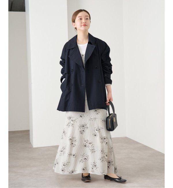 IENA「《追加3》ポプリンオーバーショートコート」|その他|