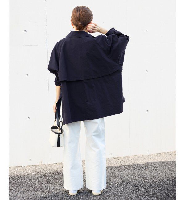 IENA「《追加3》ポプリンオーバーショートコート」|その他|