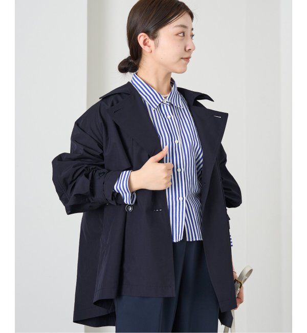 IENA「《追加3》ポプリンオーバーショートコート」|その他|