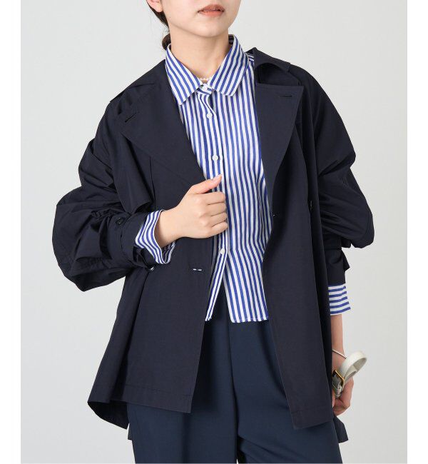 IENA「《追加3》ポプリンオーバーショートコート」|その他|