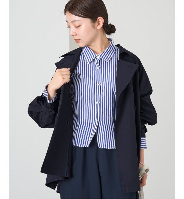 IENA「《追加3》ポプリンオーバーショートコート」|その他|