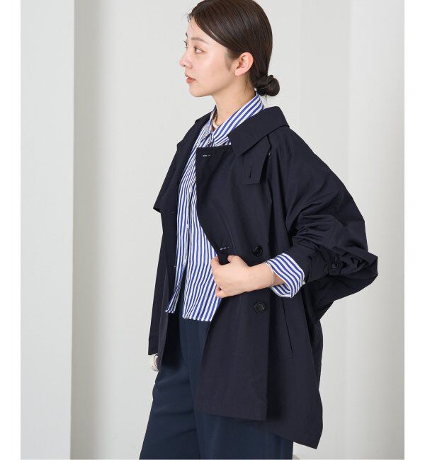 IENA「《追加3》ポプリンオーバーショートコート」|その他|