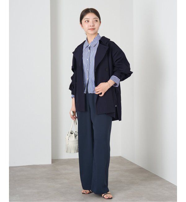 IENA「《追加3》ポプリンオーバーショートコート」|その他|