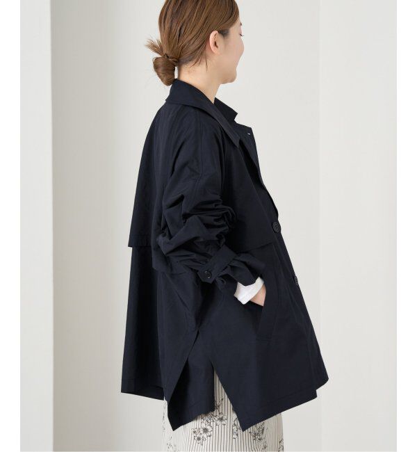 IENA「《追加3》ポプリンオーバーショートコート」|その他|