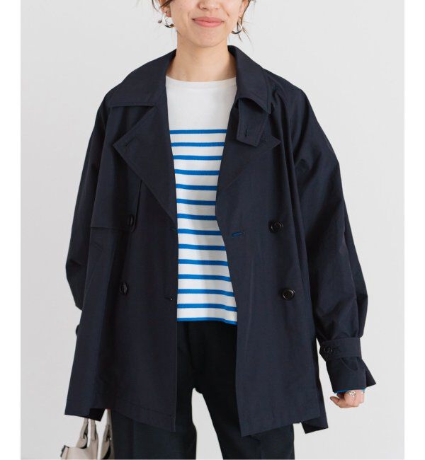 IENA「《追加3》ポプリンオーバーショートコート」|その他|