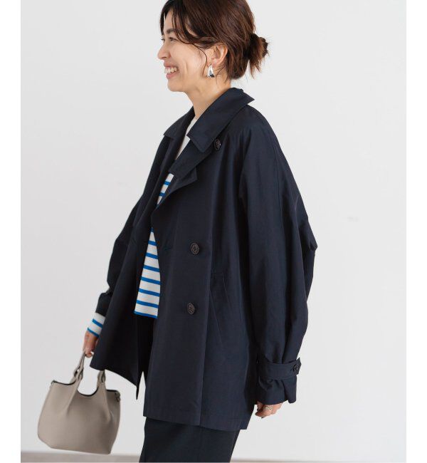 IENA「《追加3》ポプリンオーバーショートコート」|その他|