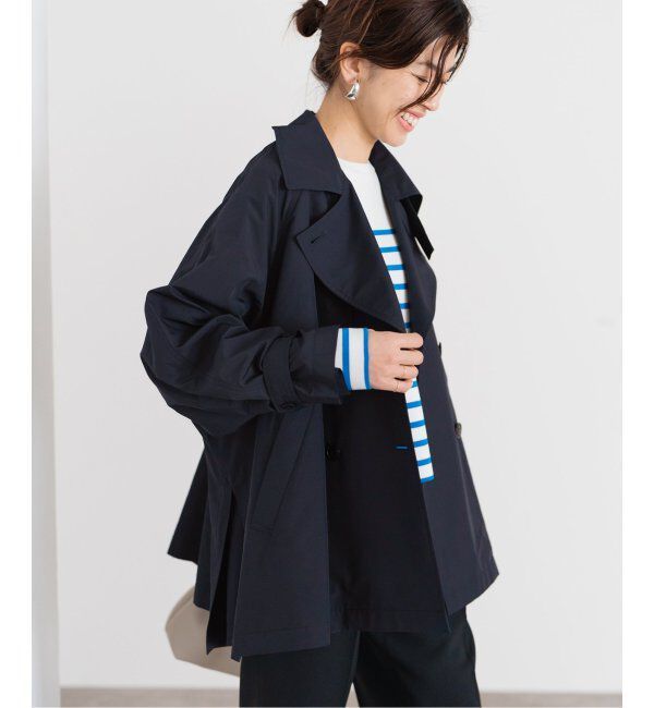 IENA「《追加3》ポプリンオーバーショートコート」|その他|