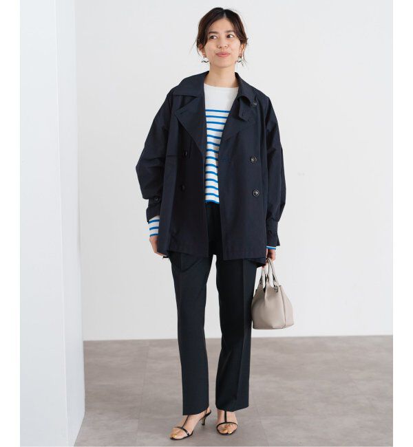 IENA「《追加3》ポプリンオーバーショートコート」|その他|