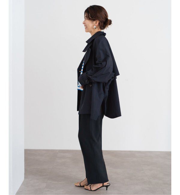 IENA「《追加3》ポプリンオーバーショートコート」|その他|