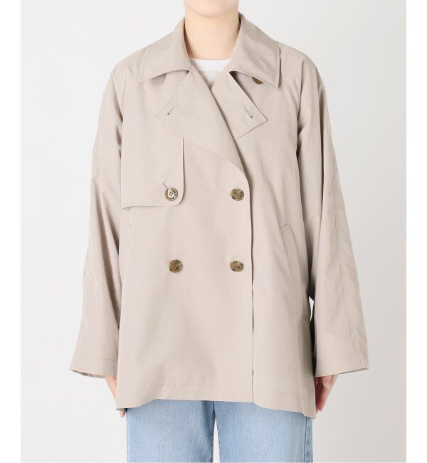 IENA「《追加3》ポプリンオーバーショートコート」|その他|