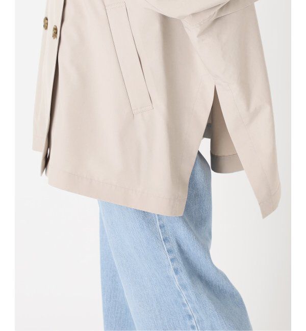 IENA「《追加3》ポプリンオーバーショートコート」|その他|