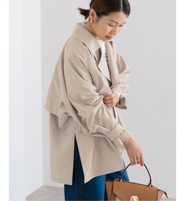 IENA「《追加3》ポプリンオーバーショートコート」|その他|