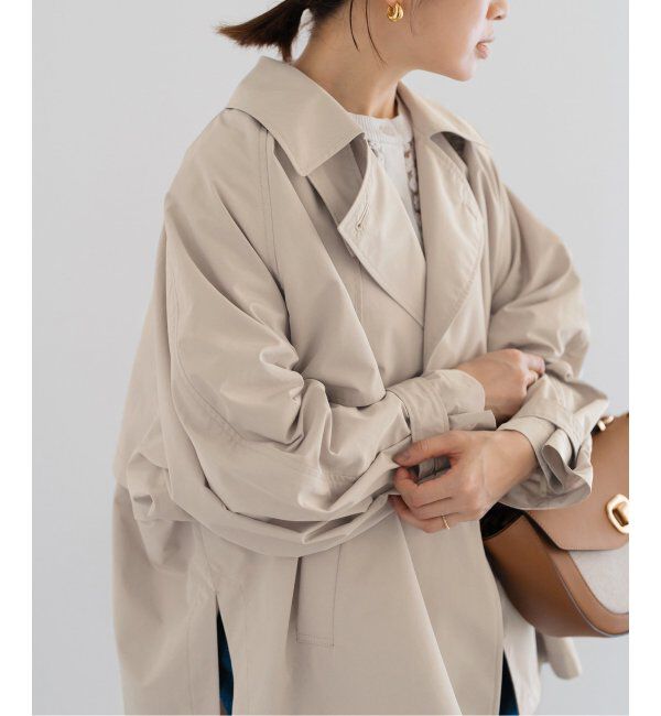 IENA「《追加3》ポプリンオーバーショートコート」|その他|