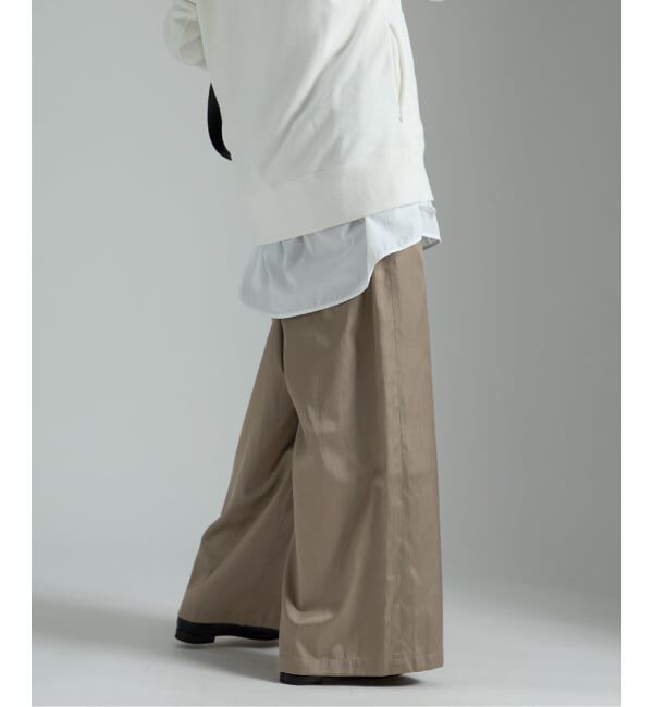 VERMEIL par iena「シルクライクサテン リラックスパンツ」|その他|