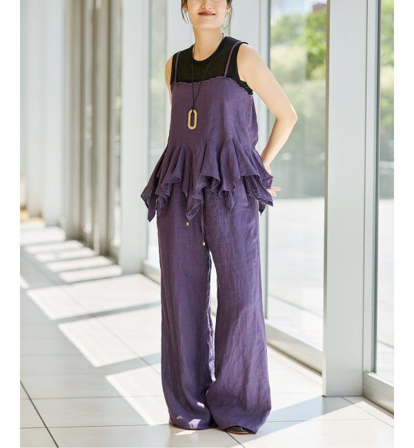 IENA LA BOUCLE「IENA LA BOUCLE リネンブロードイージーパンツ」|その他|