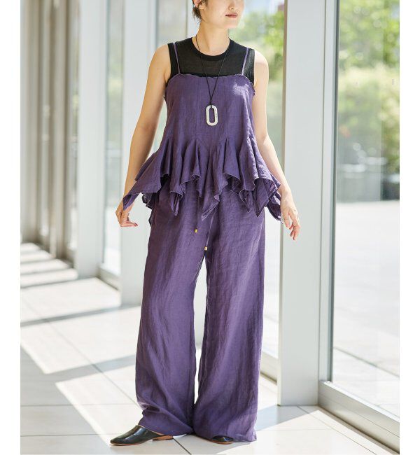 IENA LA BOUCLE「IENA LA BOUCLE リネンブロードイージーパンツ」|その他|