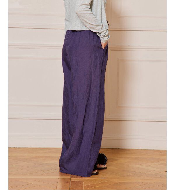 IENA LA BOUCLE「IENA LA BOUCLE リネンブロードイージーパンツ」|その他|