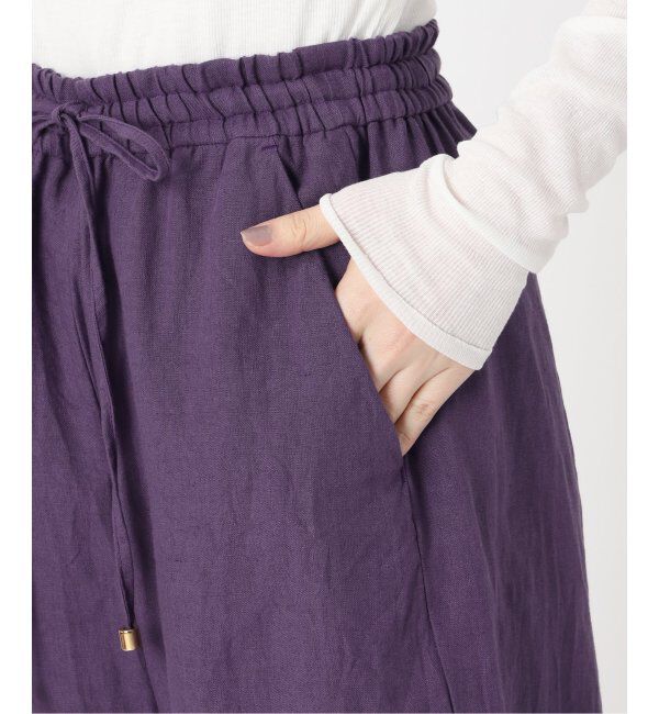 IENA LA BOUCLE「IENA LA BOUCLE リネンブロードイージーパンツ」|その他|