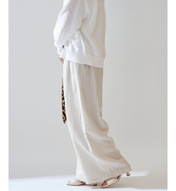 VERMEIL par iena「トリアセリネン リラックスパンツ」|その他|
