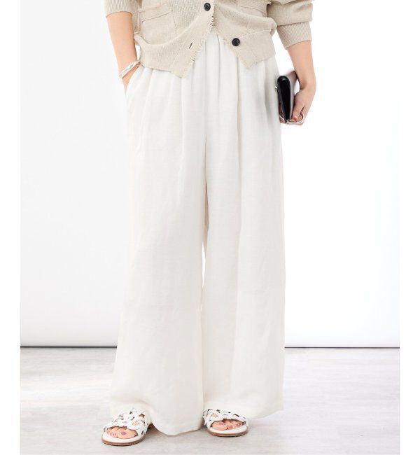 VERMEIL par iena「トリアセリネン リラックスパンツ」|その他|
