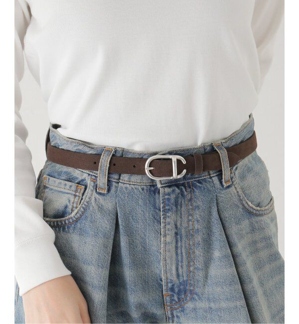 IENA LA BOUCLE「LEFIJE/レフィエ suede belt ベルト 2151670211」|ベルト|