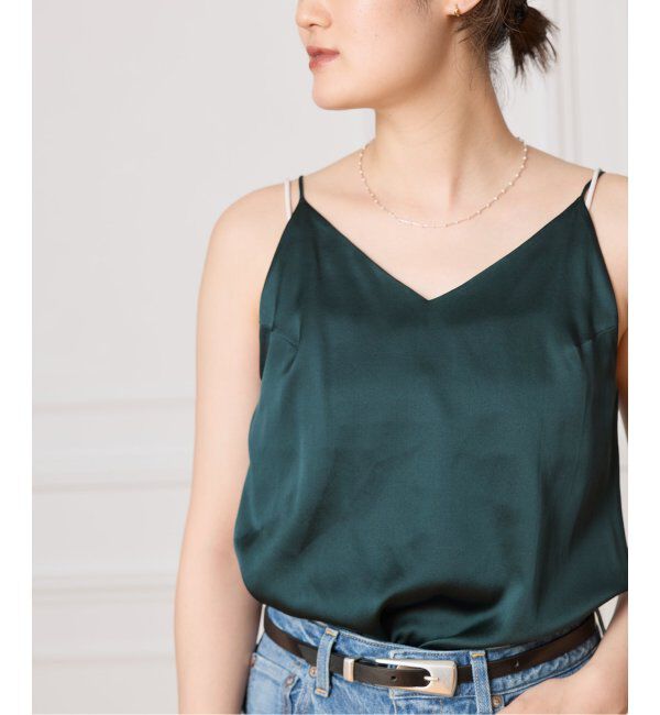 IENA LA BOUCLE「IENA LA BOUCLE ウォッシャブルシルクMIXキャミソール」|キャミソール|