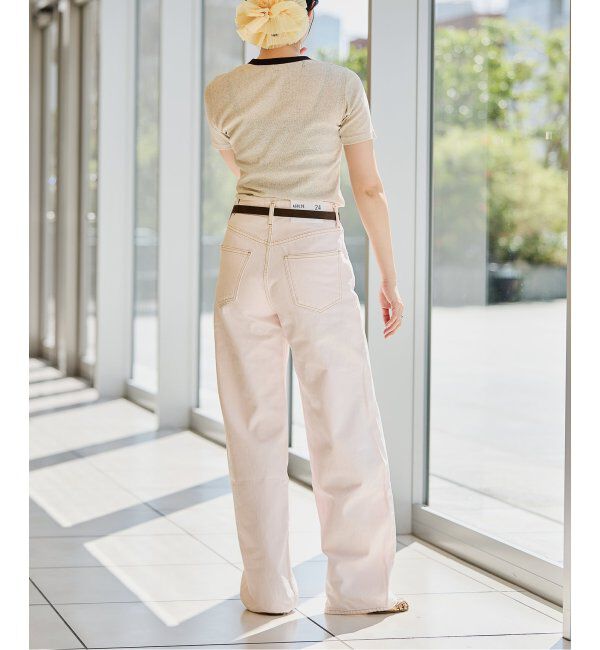 IENA LA BOUCLE「《追加》IENA LA BOUCLE ライトリブハーフスリーブプルオーバー2」|Tシャツ・カットソー|