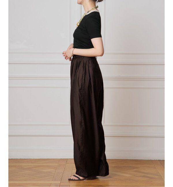 IENA LA BOUCLE「《追加》IENA LA BOUCLE ライトリブハーフスリーブプルオーバー2」|Tシャツ・カットソー|