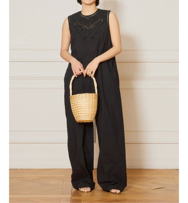 IENA LA BOUCLE「《追加》IENA LA BOUCLE カットワークレースオールインワン2」|オールインワン|