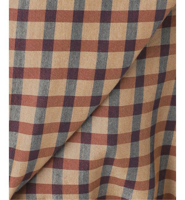 IENA LA BOUCLE「IENA LA BOUCLE C/Pポプリンチェックキャミソール」|キャミソール|