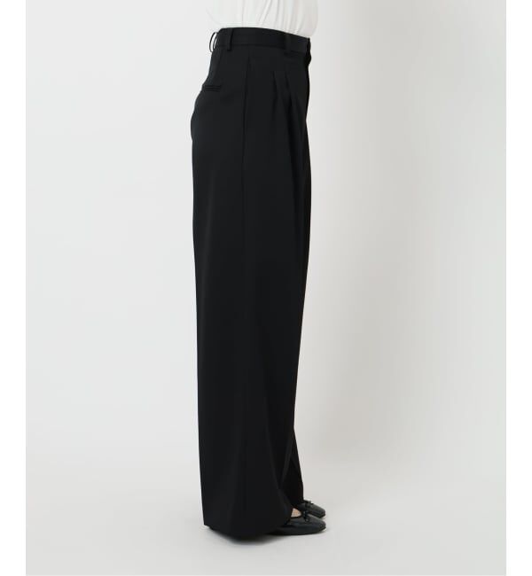 IENA LA BOUCLE「IENA LA BOUCLE サイドタックストレートパンツ」|スラックス|