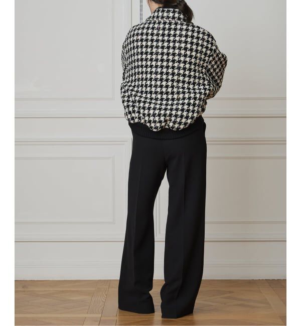 IENA LA BOUCLE「IENA LA BOUCLE サイドタックストレートパンツ」|スラックス|