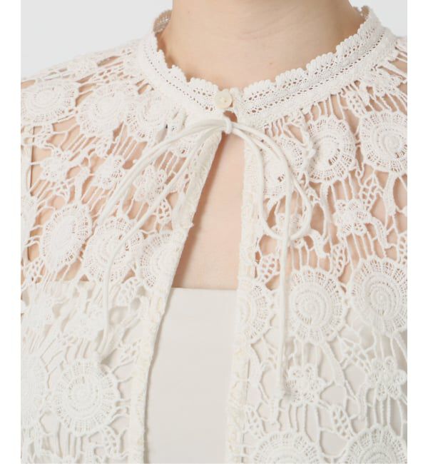 IENA LA BOUCLE「IENA LA BOUCLE レースポンチョ」|シャツ・ブラウス|
