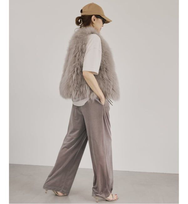 VERMEIL par iena「Cashmere Fur gilet」|その他|