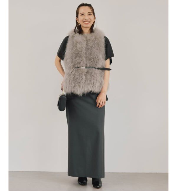 VERMEIL par iena「Cashmere Fur gilet」|その他|